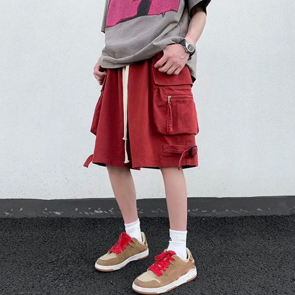 

Повседневные шорты для мужчин Повседневные мужские шорты Летние мягкие хлопковые пляжные шорты Five Points Мужские повседневные шорты с несколькими карманами и широкими штанинами