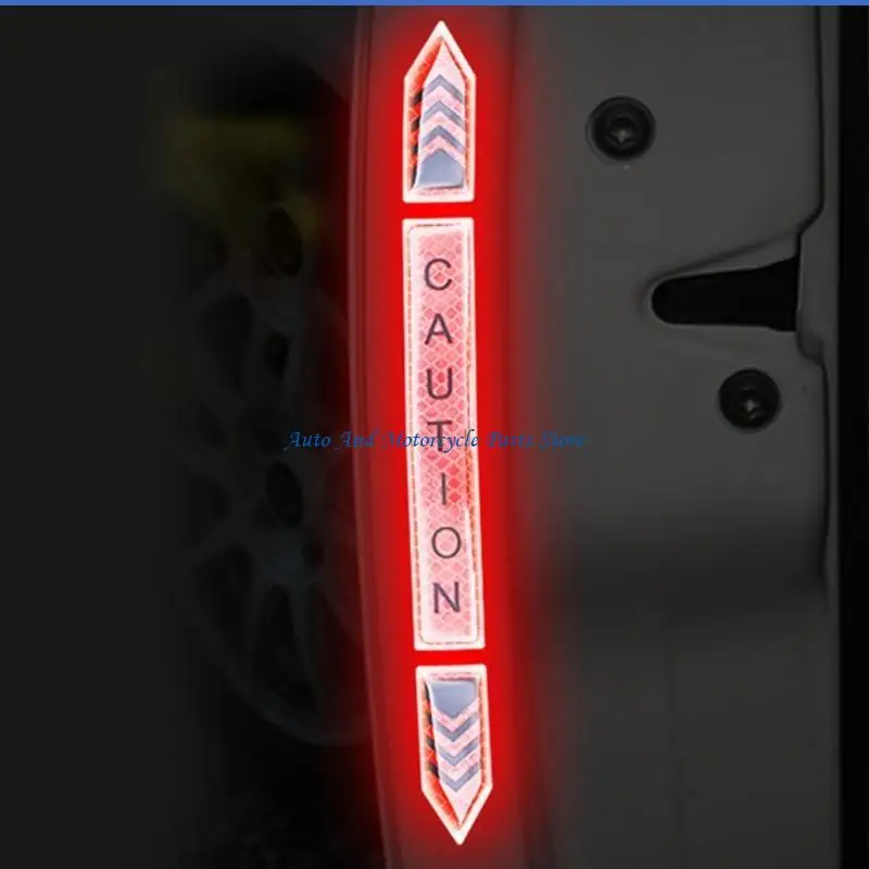 P9FD Car Body Body Strips Auto Door Door Straps لزيادة الرؤية الليلية