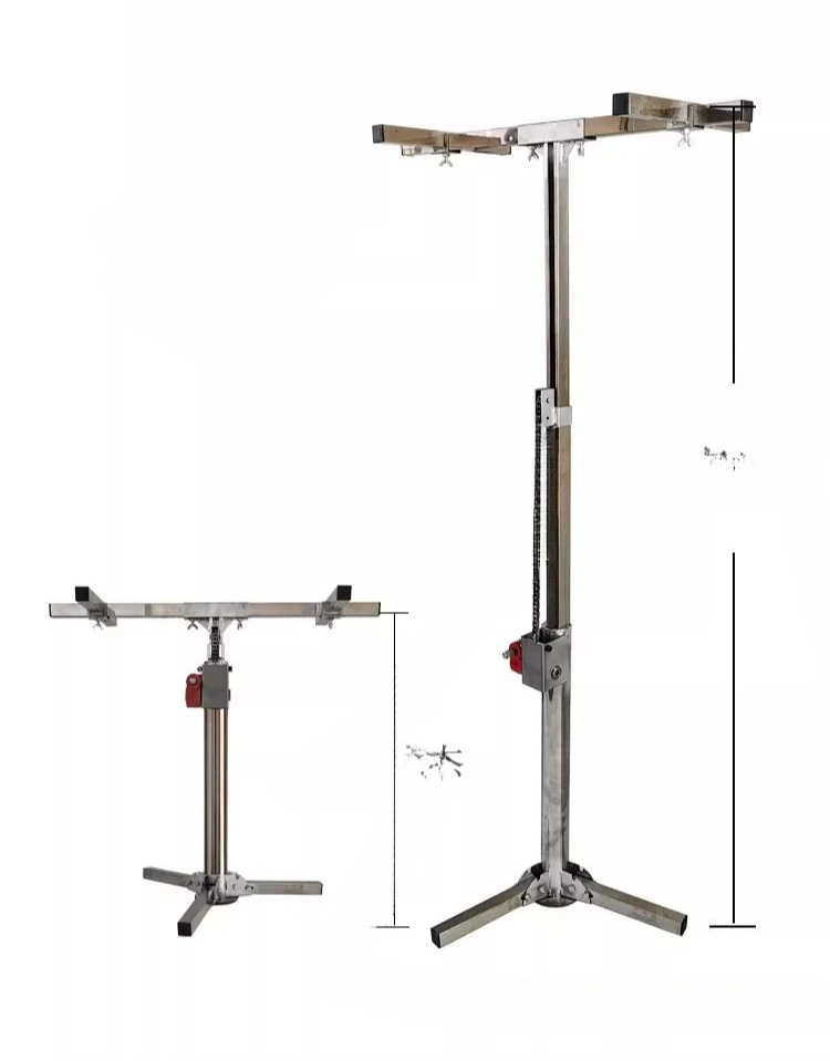Cabinet installation support frame Stainless steel lifting bracket Flashlight dual-purpose fine-tunable lifting table