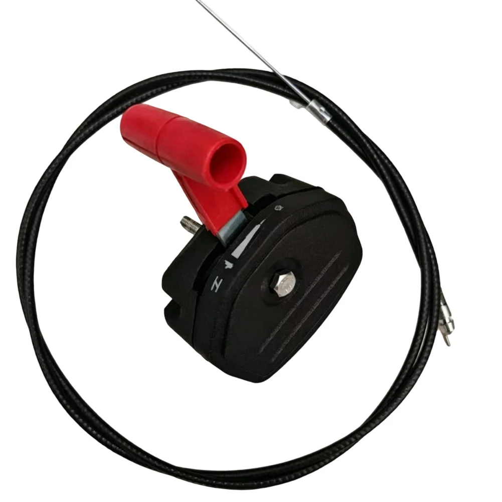 Mower Control Cable Choke Lever Assembly For Outdoor Lawn Maintenance 51.5 Inch Conduit Length For Garden Tractors