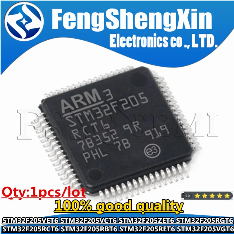 

1pcs STM32F205VGT6 STM32F205VET6 STM32F205VCT6 STM32F205ZET6 STM32F205RGT6 STM32F205RCT6 STM32F205RBT6 STM32F205RET6 STM32F205