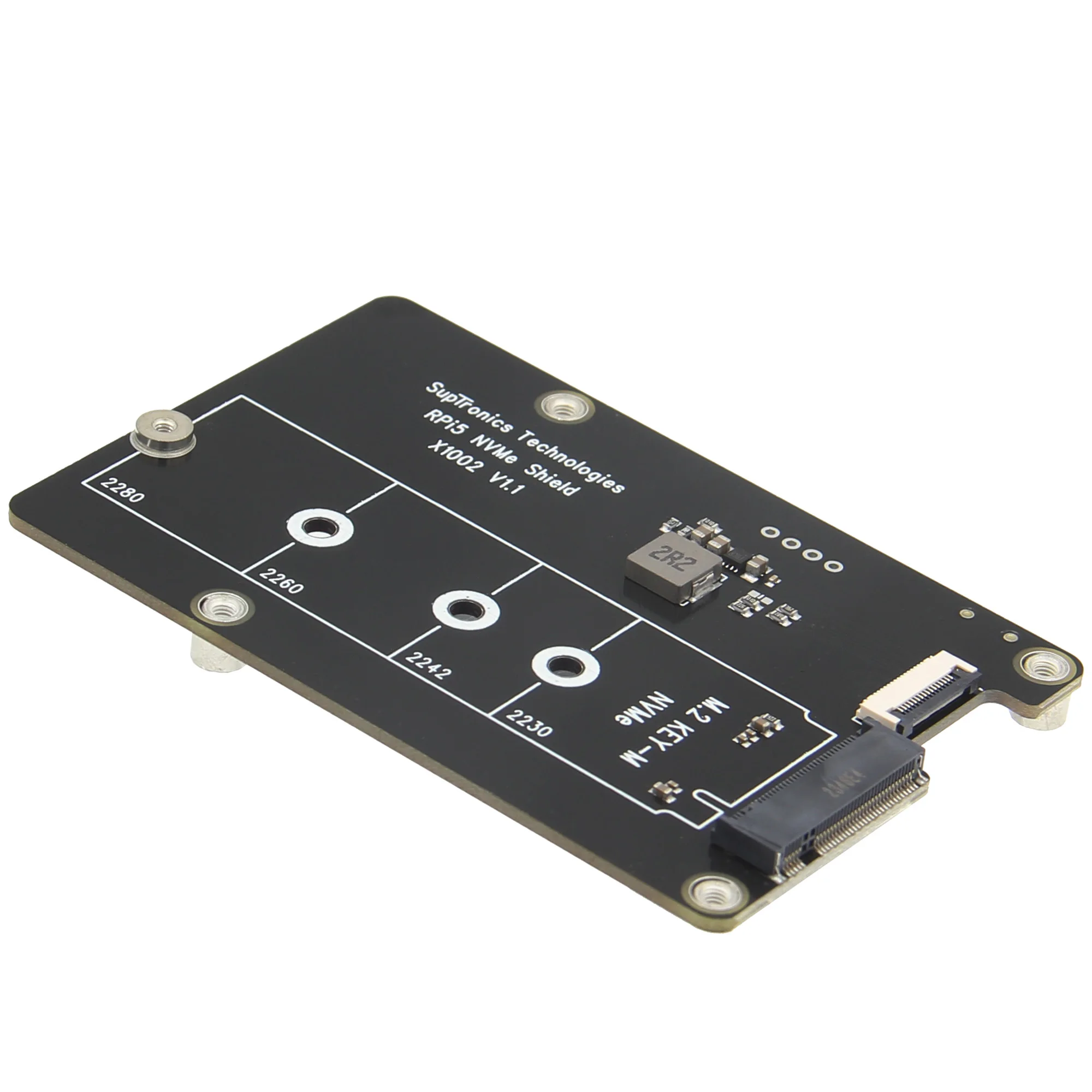 PCIe M.2 NVMe SSD Board - Geekworm X1002 for Raspberry Pi 5