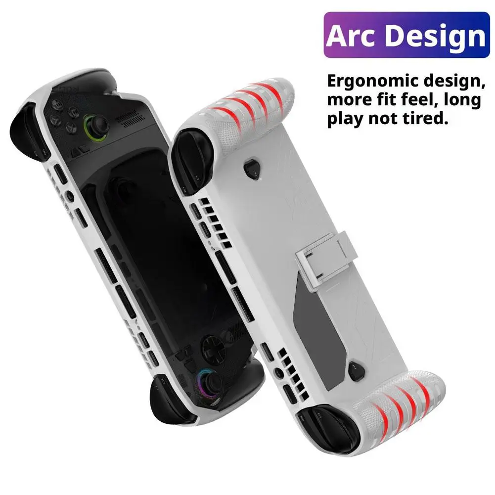 ل ROG ل Xbox Ally X يده حافظة واقية من البولي يوريثان مع قوس الظهر عدم الانزلاق ومكافحة السقوط الغطاء الواقي لعبة الملحقات #3