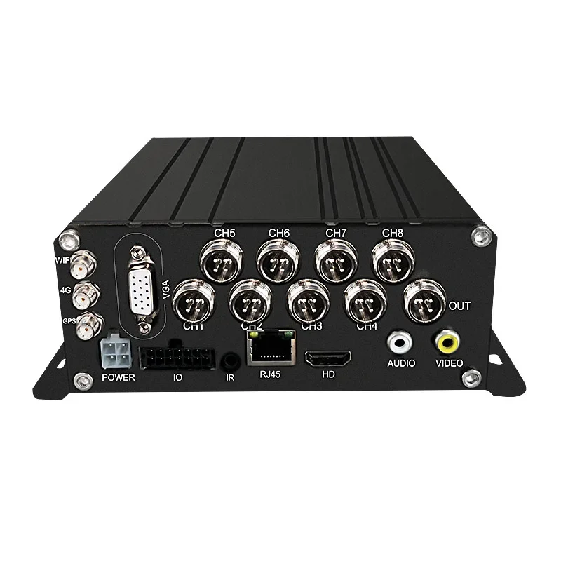 8 Channel Automobile Black Box ST9808 MDVR with 4G GPS WIFI Support for Custom HDD Mobile Dvr for Bus Taxi Truck