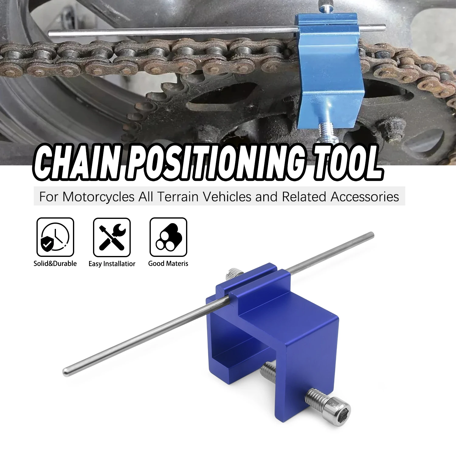 

Universal Motorcycle Motorbike Chain Sprocket Alignment Tool ATV Motorcycle Chain Alignment Tool Accessories moto