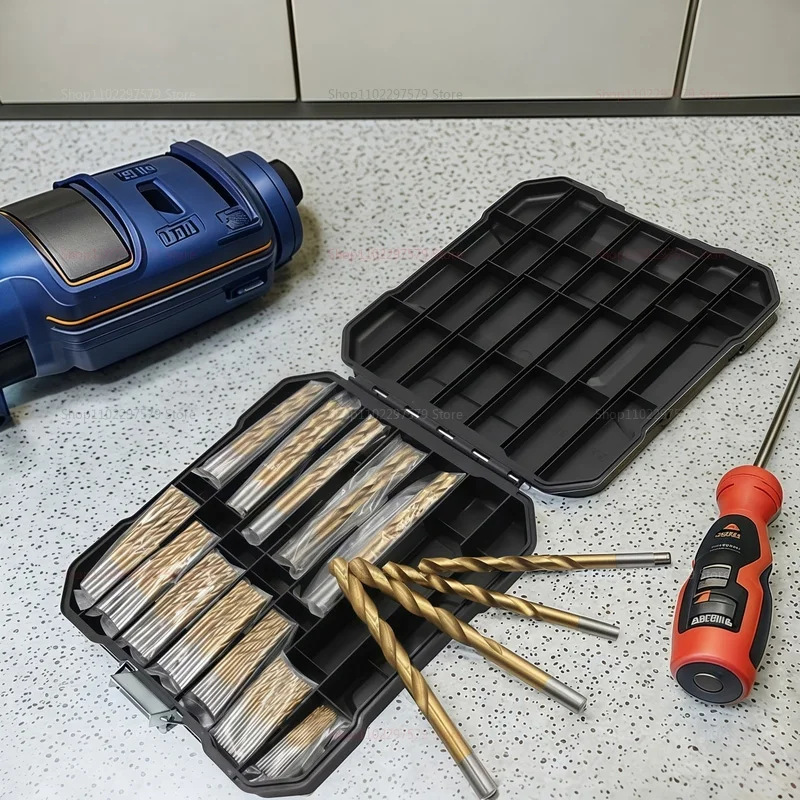 

99Pcs Titanium Coated HSS High Speed Steel Drill Bit Set Metal Hole Grooving Drill Saw Carpenter Woodworking Tools