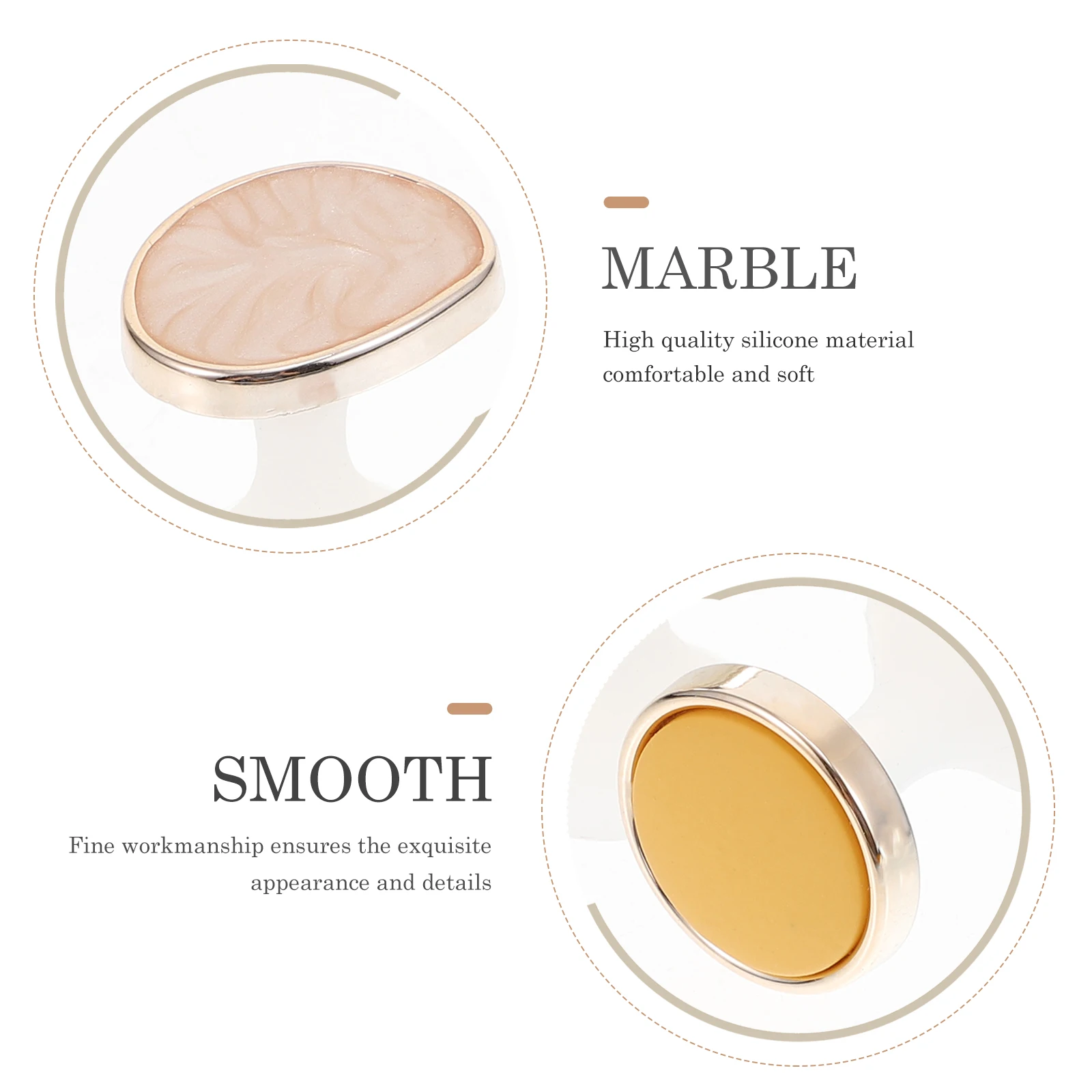 

Silicone Toe Separators Foot Spacers Correcting Divider Manicure Pedicure Tools Nail Art Supplies Lovely Design Delicate Shape