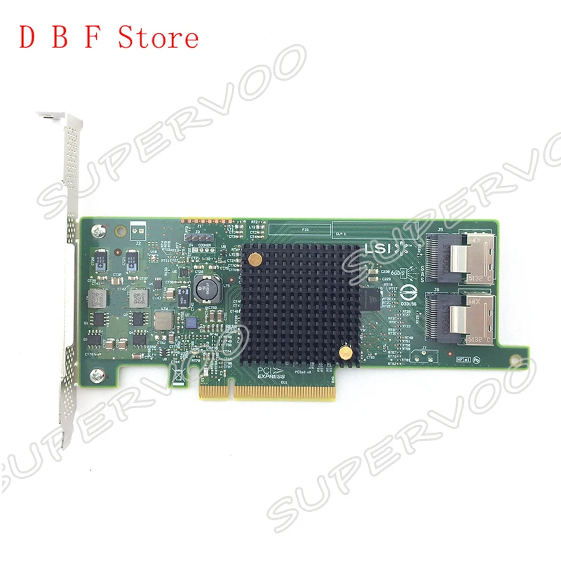 

LSI00301 (9207-8i) PCI-Express 3.0 X8 Low Profile SATA / SAS Host Controller