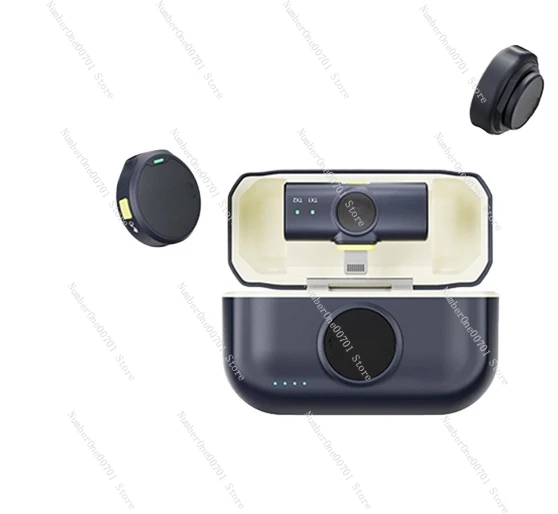 

Button wireless clip-on microphone one-to-two live broadcast special radio