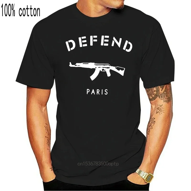 Camiseta con estampado 3D de París, camisa de manga corta, sudadera informal, AK47, Unisex