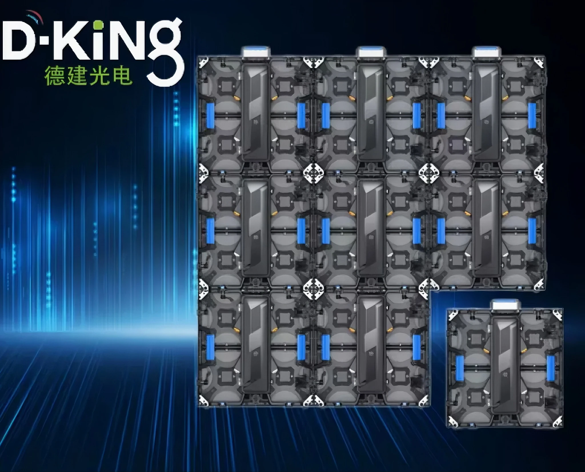 P3.91 Outdoor LED Video Wall Die-cast Aluminum LED Screen Cabinet Waterproof Rental LED Display