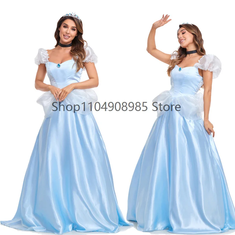 

Women Cos Princess Costume Fairy Tales Sexy Goddess Princess Cosplay Long Dress Hen Party Halloween Fancy Dress
