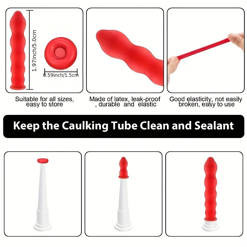 10PC Installation of Joint Filling Cover Joint Saving Cover Joint Sealing and Preservation Device and Opening Filling Pipe Cover