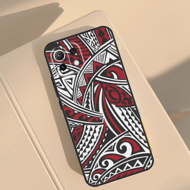 Maori Tribal Samoan Polynesian Print For Xiaomi 13 Ultra 11T 12T Pro 12 Lite 12X Case For POCO X5 X3 F5 Pro M6 M5s F4 X4 GT F3