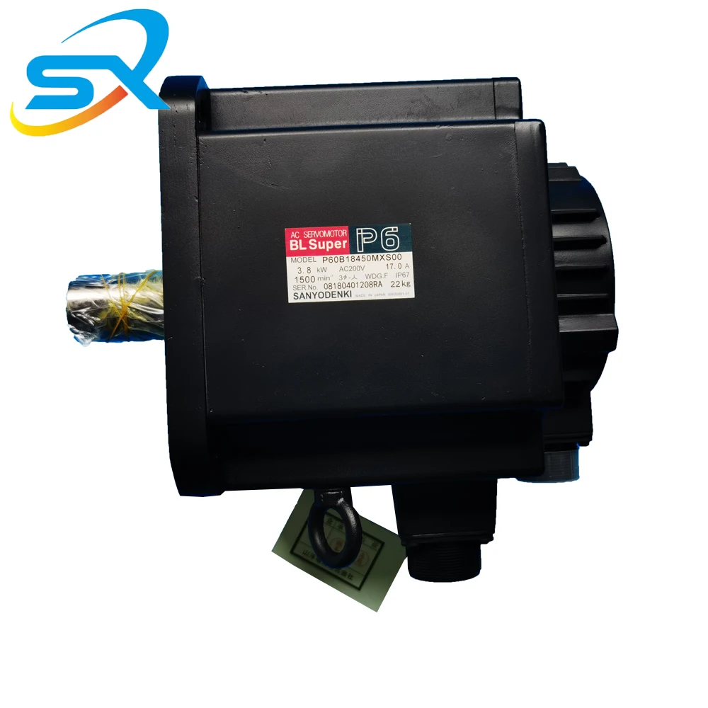 High quality AC Servo Motor P60B18450MXS00 3.8kw Running in good condtion Please consult before ordering