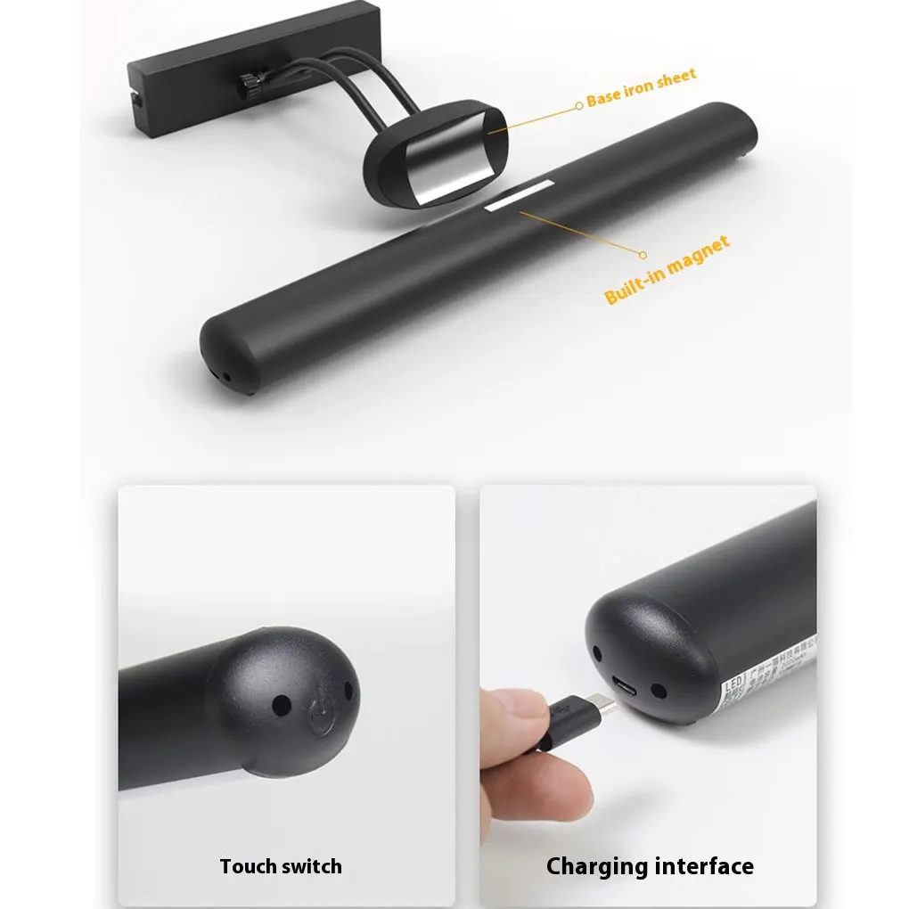 Adjustable Color Temperature Picture Light For Wall Picture Lights For Wall Battery Operated