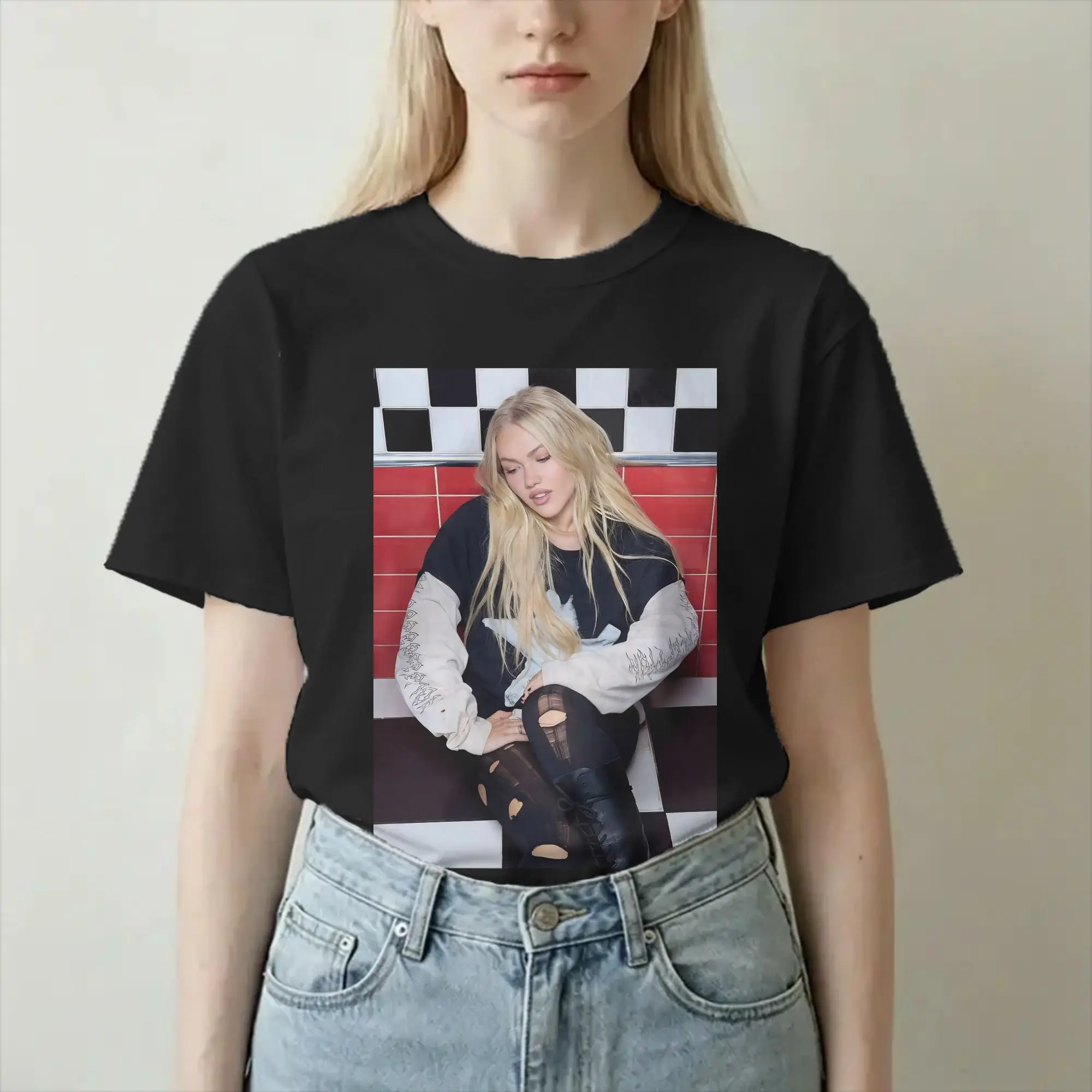 Bad Taste Freyas Singer Skyes  T Shirts for Men Women Cotton Awesome T-Shirts Round Collar  Tee Shirt Short Sleeve Tops Printed