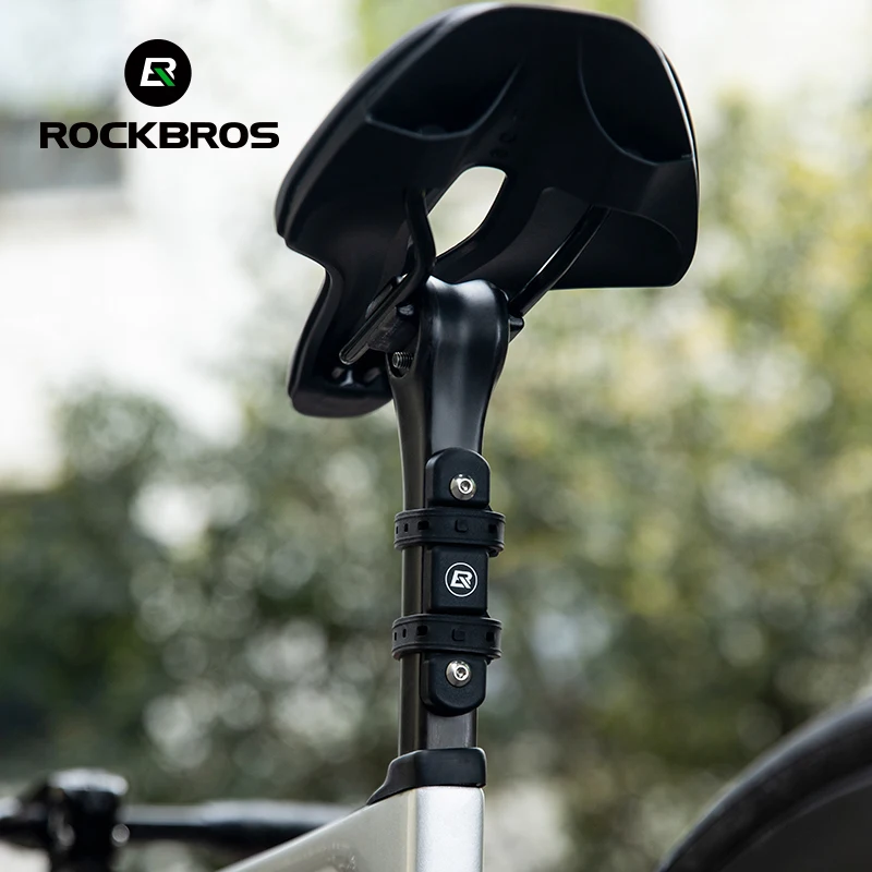 ROCKBROS Bicycle Water Bottle Cage Mount Adaptor Elastic Silicone Gel Bandage Bottle Cage Strap Seatpost Fork Frame Easy Install