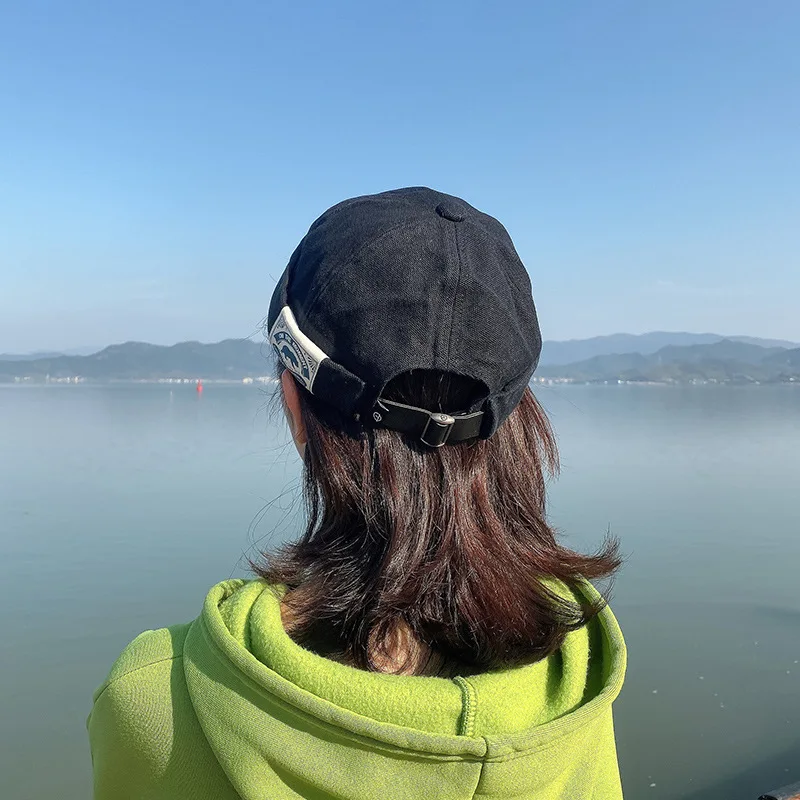 الكورية قبة البطيخ قبعة للرجال النساء موضة Brimless المالك قبعة بونيه الشارع الشهير الهيب هوب Skullcap بلون دوكر قبعة #3