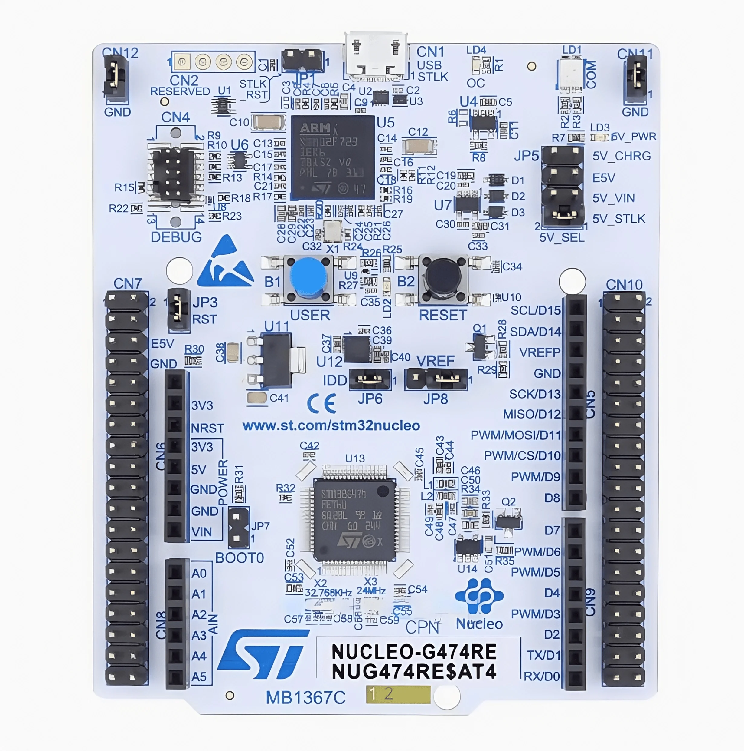 

NUCLEO-G474RE STM32G474RET6 STM32 microcontroller Nucleo-64 development board