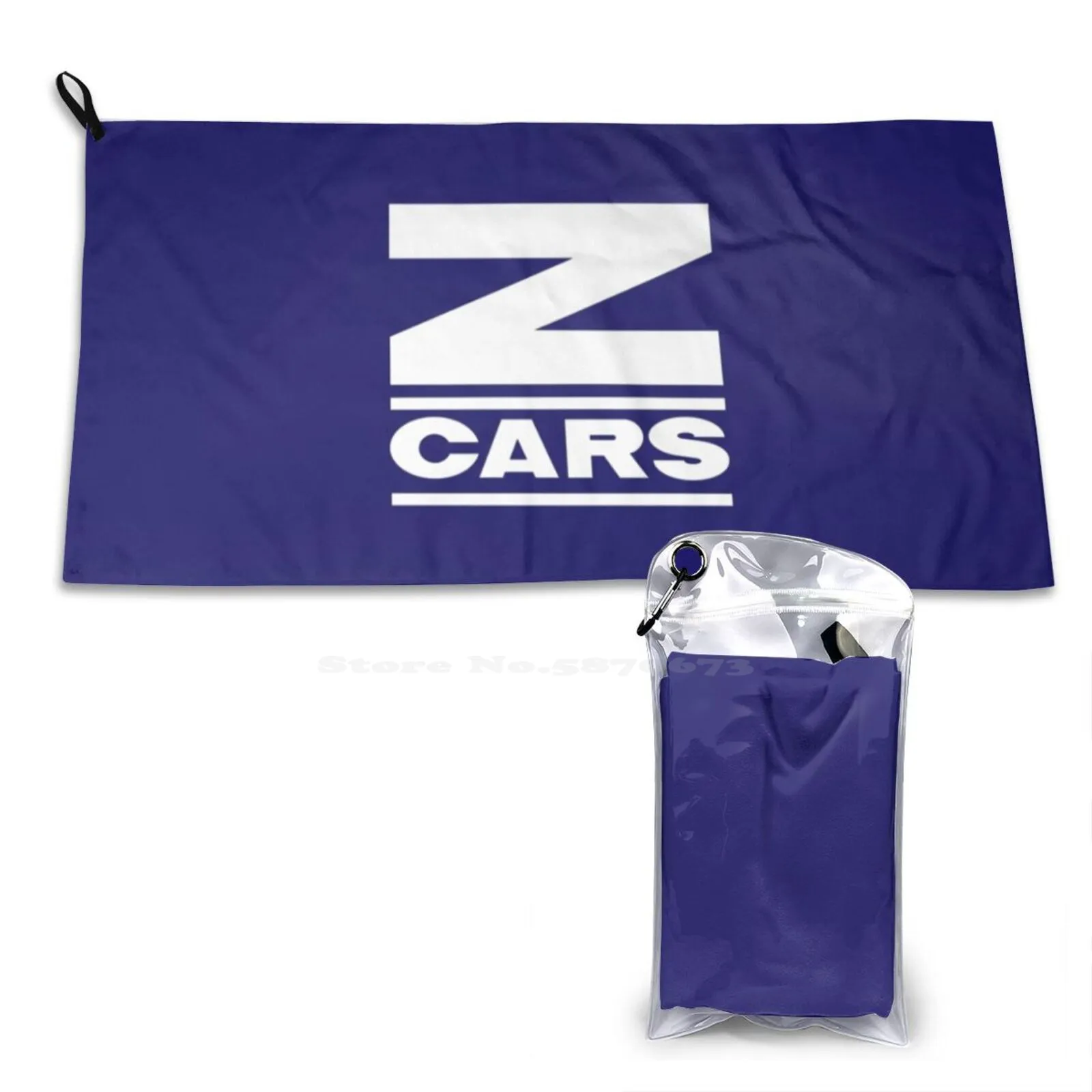 Z Cars Gym Outdoor Sports Fitness Towel Bath Washcloth Cars Barlow Watt Newtown Zephyr Zodiac Logo Police