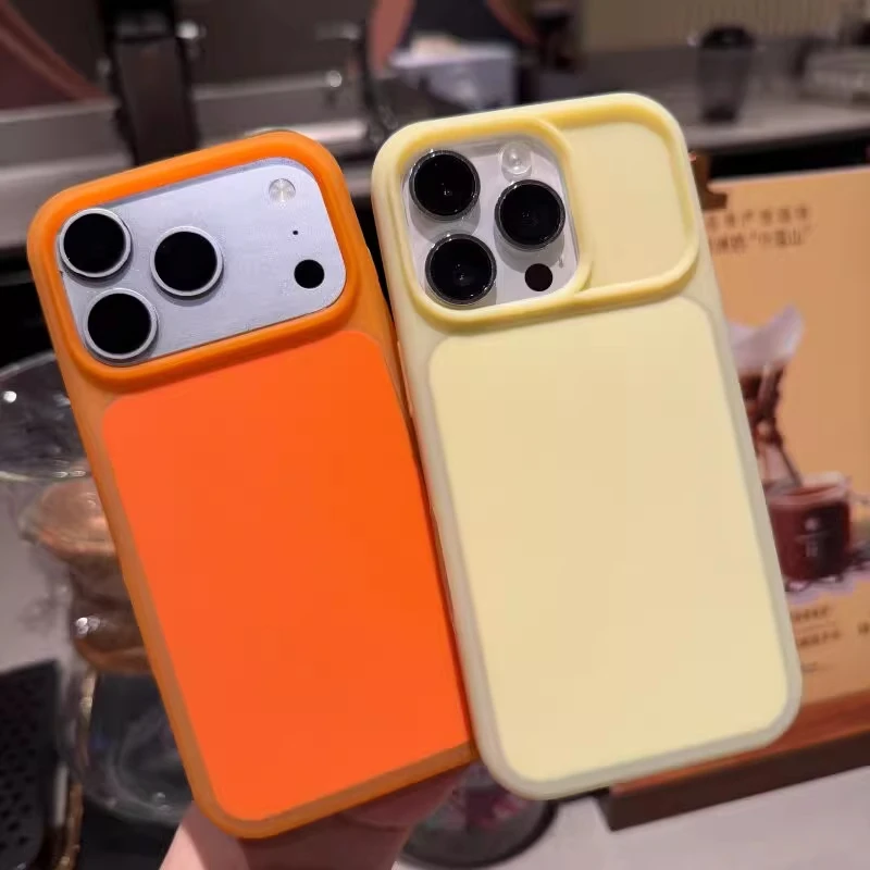 Original Flüssigsilikon Candy Jelly Farbige Matte Weiche Hülle für iPhone 18 Pro 17 16 15 Pro Max Stoßfeste Bumper-Schutzhülle – Detail 3