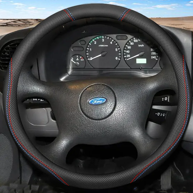 

Ford Transit Connect 2014 2015 2016, чехол на руль, дышащий противоскользящий чехол на ручку, облегающий трехмерные аксессуары