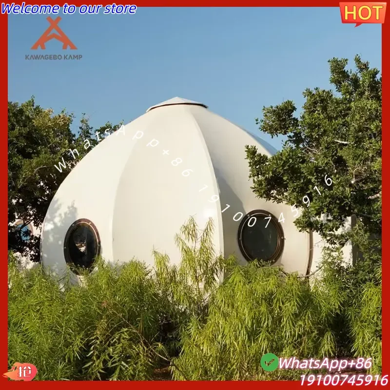 2026Hot Kawagebo Kamp (KK) 750G PVDF Cover Waterproof Outdoor Glamping Hotel Retort Campground House Tent