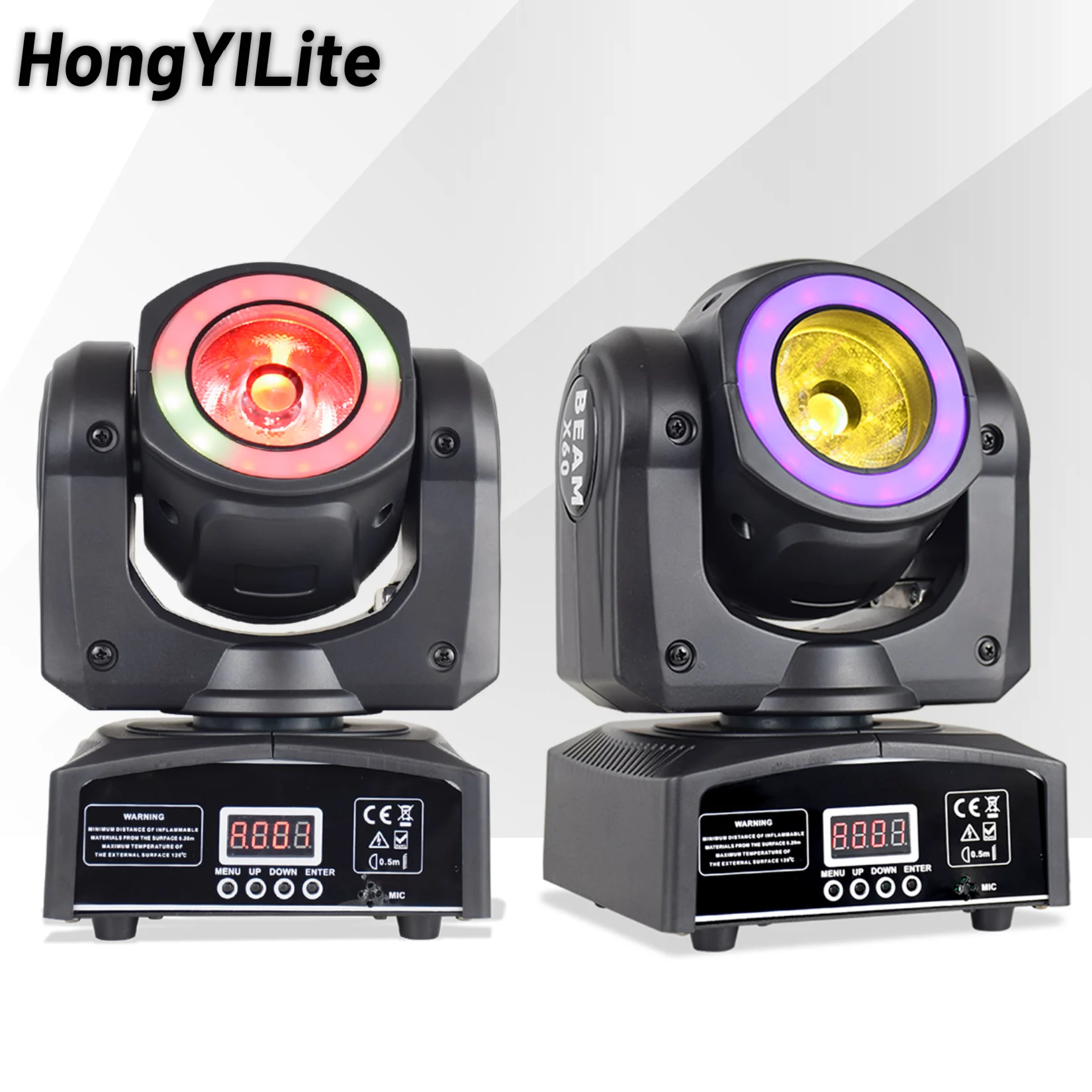 

HongYiLite Lyre Beam Гибридная движущаяся головка 60 Вт DJ Lights с Rgbw 4в1 Led Dmx Control Beam Lights для освещения диско-вечеринок