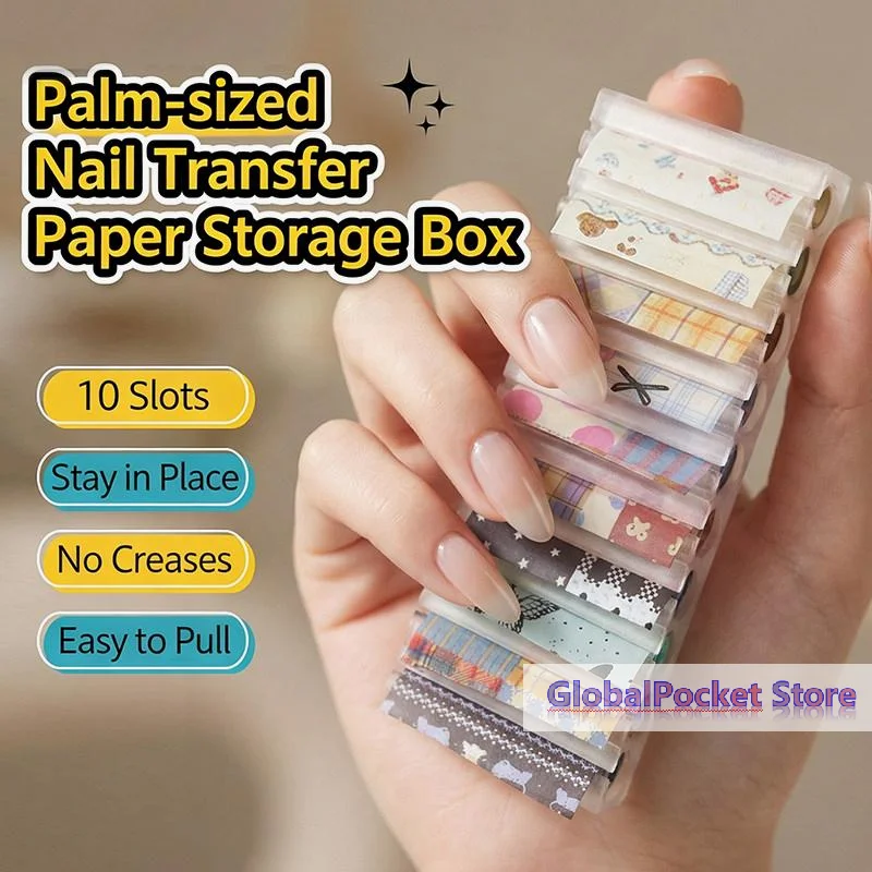 Nail Transfer Paper 3D Printed - Nail Foil Transfer recension och pris