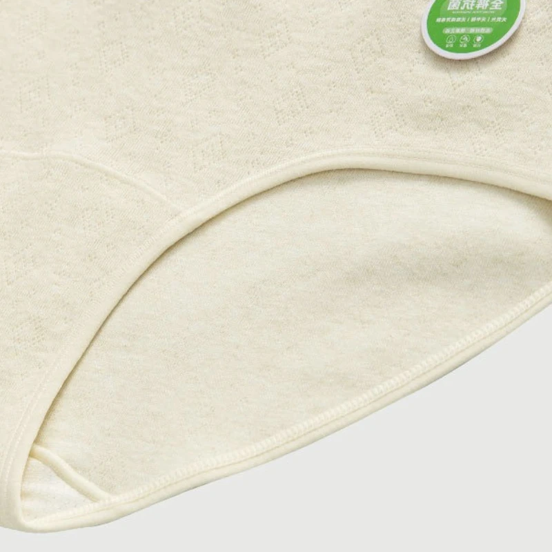 Seamless Comfort Briefs Mid-Rise Women Panties Antibacterial Cotton Crotch Underwears Sexy Lingerie Students Girls Underpants