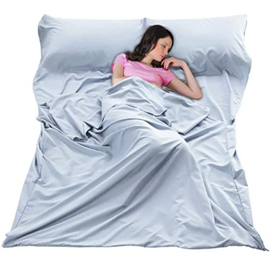 

Ультралегкое походное одеяло, грязеотталкивающее, компактное, для кемпинга, отелей, сна на природе, для походов и пеших прогулок