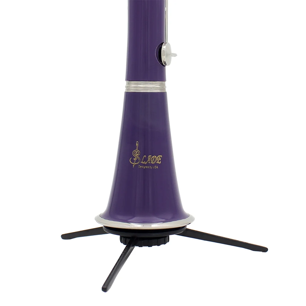 SLADE الكلارينيت حامل المحمولة قوس حامل معدني قابل للطي دعم وضع الرف أجزاء آلات النفخ الموسيقية #5