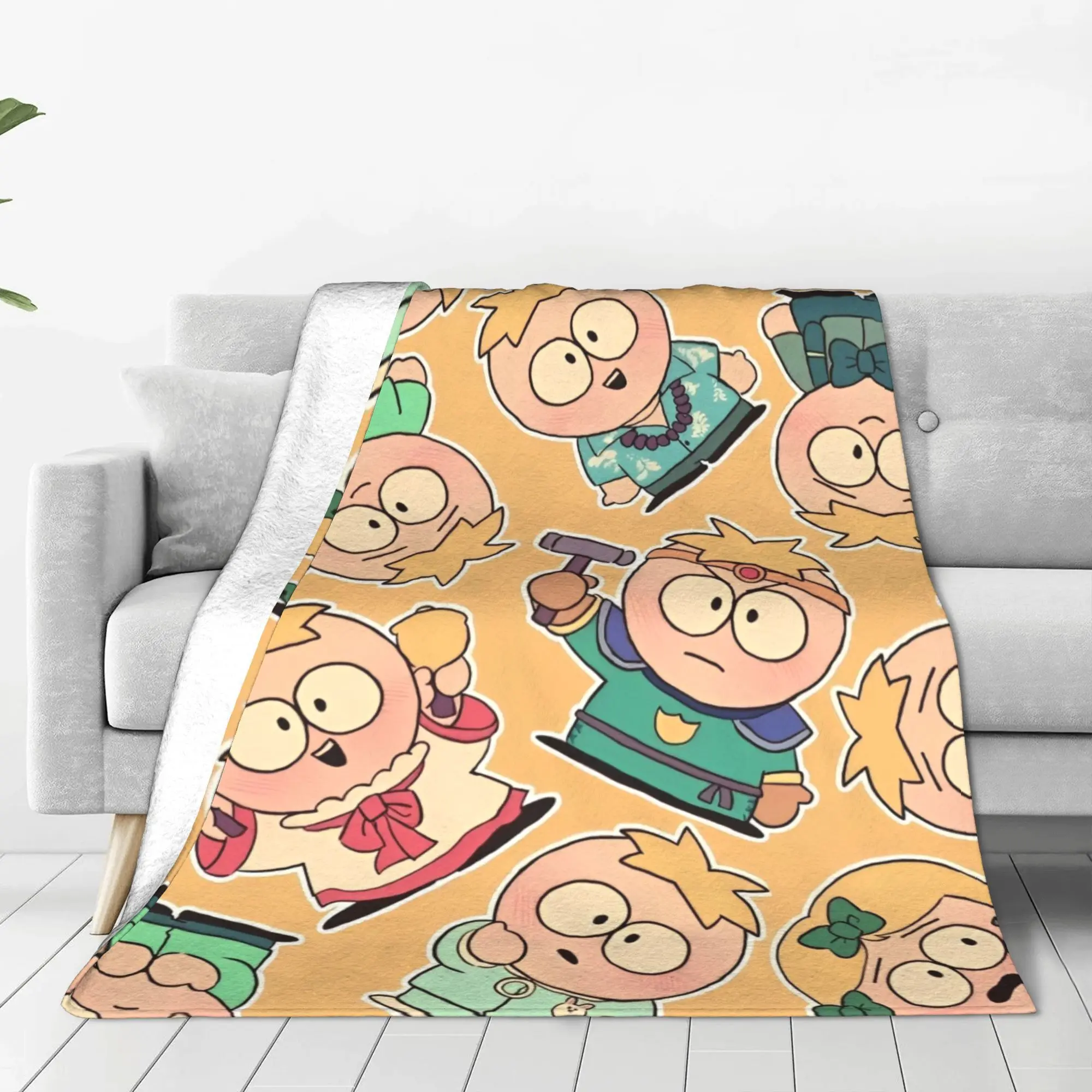 Butters Souths Parked Cartoon Blanket Multi-size Cozy and Lightweight  Throw Blankets for Couch Sofa and Bed