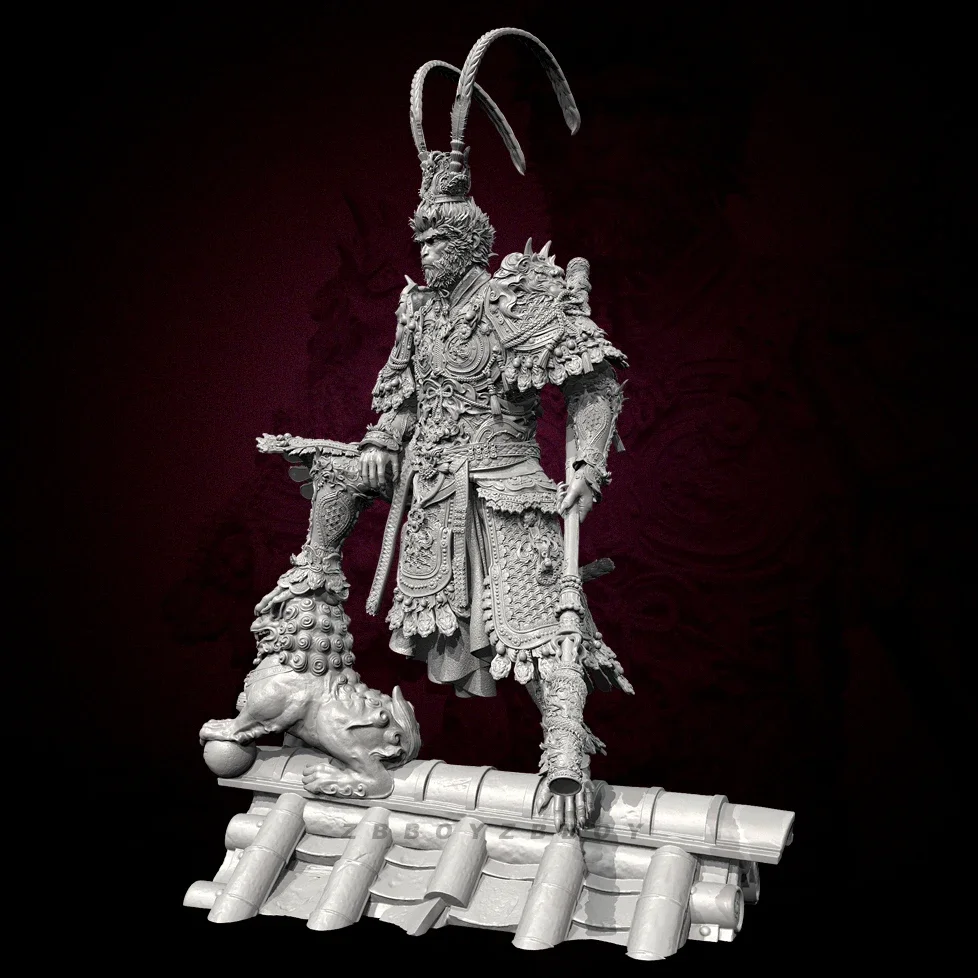 

The height of man 65mm 85mm 105mm Resin model kits figure colorless and self-assembled（3D Printing ）TD-7398/3D