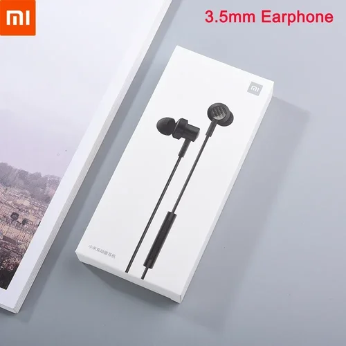 Auriculares intrauditivos originales Xiaomi con doble controlador dinámico, cancelación pasiva de ruido, magnéticos, Audio de alta definición incomparable