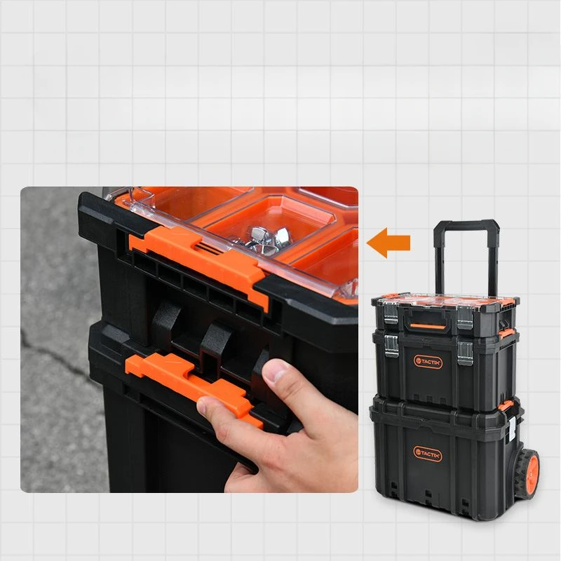 Profesional Organizer Tool Boxes Storage Tool Boxes on Wheels for Mechanic Hard Carry Case Automotive Mechanical Workshop Tools