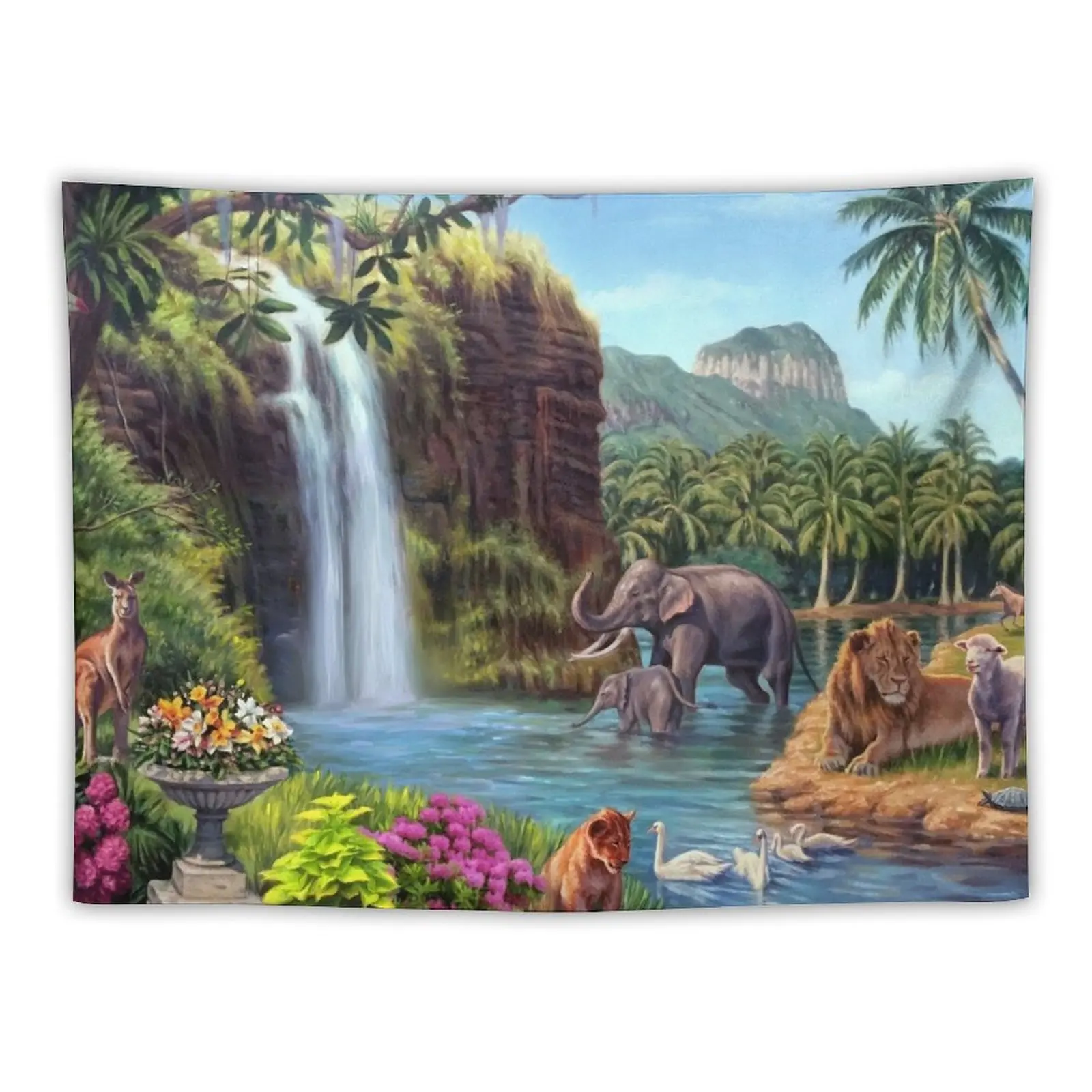 

A Paradise Setting Tapestry Bedroom Deco Hanging Wall Tapestry