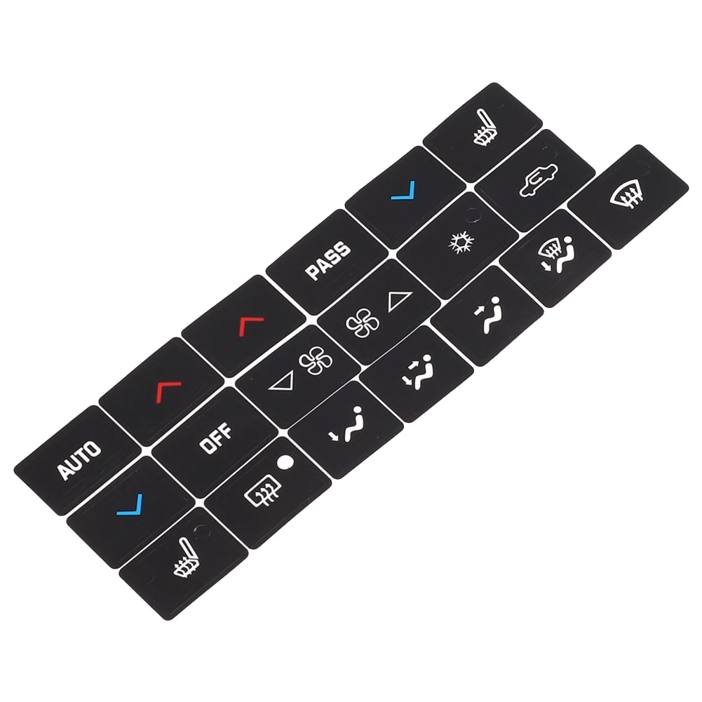 For Lacrosse 05 09 AC Climate Control Replacement Sticker Vinyl Material Ensures Optimal Functionality and Aesthetics