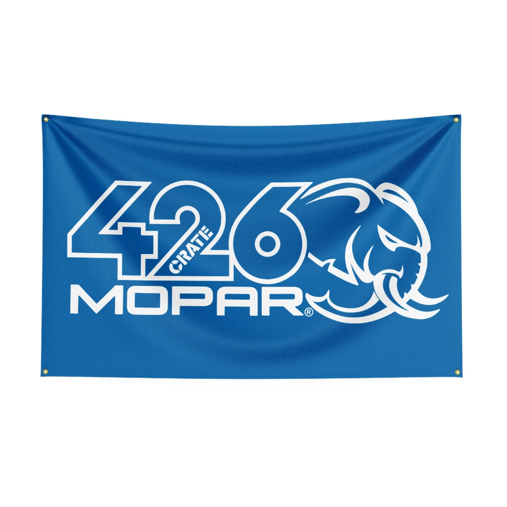Bandera impresa de poliéster para decoración de coche, Bandera de Mopars, 3x5