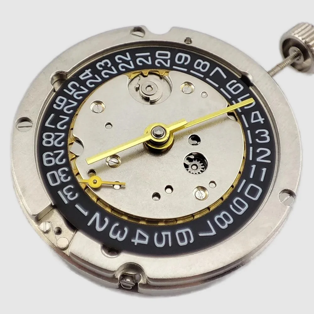 Seagull ST2557 Movement 3 pin half GMT Automatic Mechanical Movement 2557, watch accessories, date