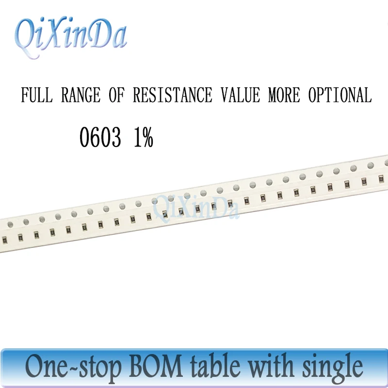 5000PCS 0603 SMD 1% Widerstand 0R-10M 0,1 R 0,18 R 0,47 R 1R 4,7 R 10R 22R 82R 1K 10K 43K 75K 100K 390K 470K 820K 1M 4,7 M 6,8 M 9,1 M