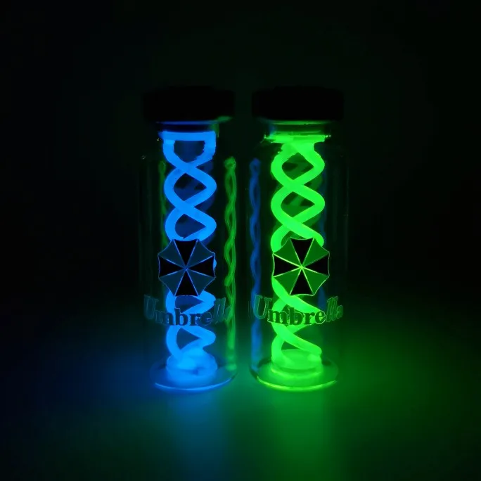 [مخزون جديد] نسخة طبق الأصل من الفيروسات الشريرة المقيمة المتوهجة في الظلام - نموذج مصنوع يدويًا لديكور دعامة الألعاب القابلة للجمع