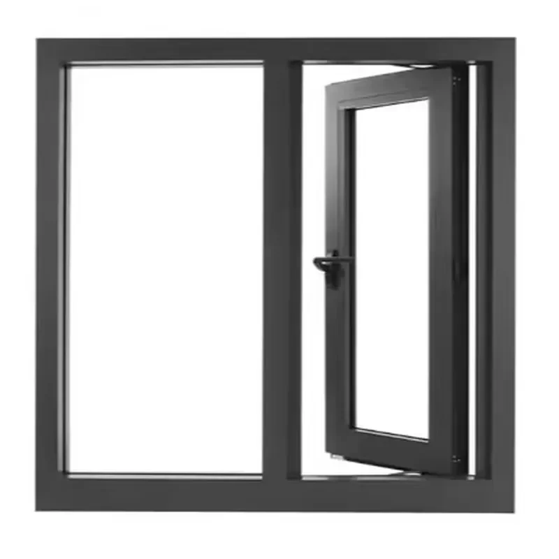 Wholesale High Quality Wind Resistance Outward Opening Broken Bridge Aluminum Alloy Casement Window with High-strength