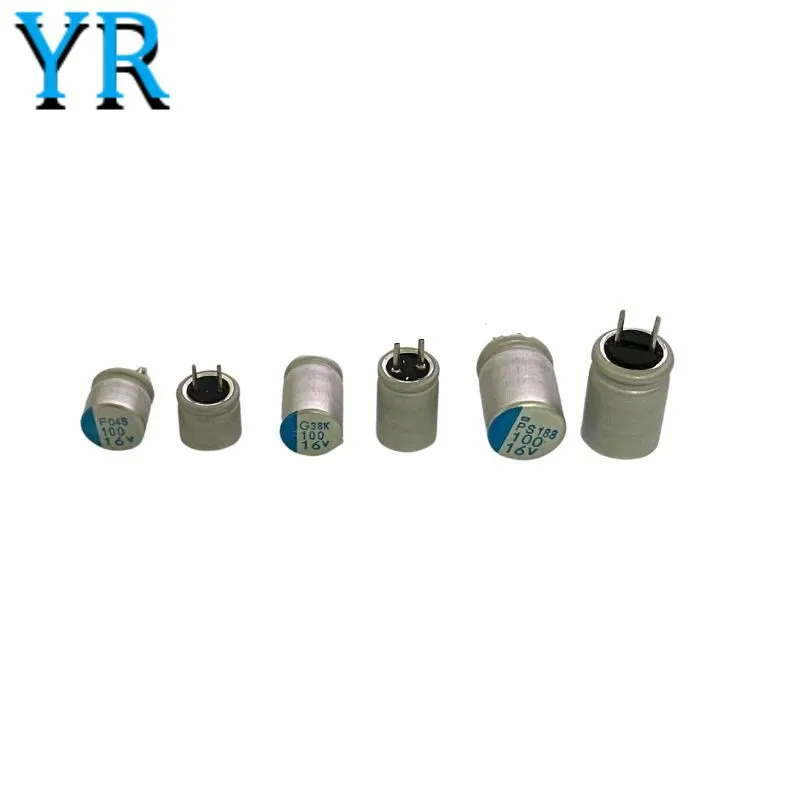 10Pcs 100uF 16V 6.3X8 6.3x5 NIPPON Solid Capacitor CHEMI-CON Solid Polymer Capacitor Motherboard NCC 16v100UF 8*11.5