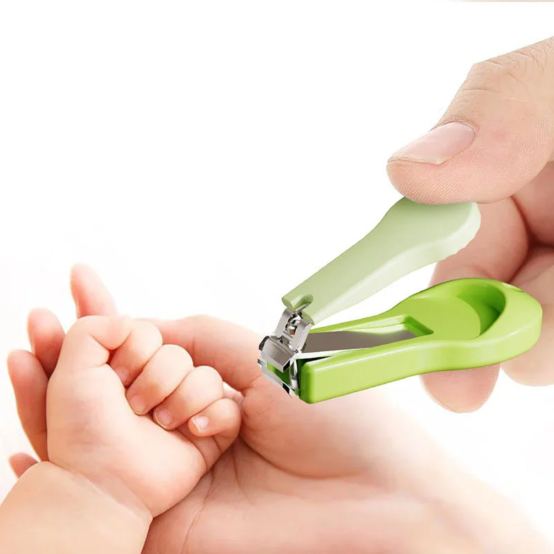 Baby Nail Kit 4 in1 Newborn Safety Nail Clippers Tweezer Kids Manicure Pedicure Set With Case Portable Baby Care Utensils