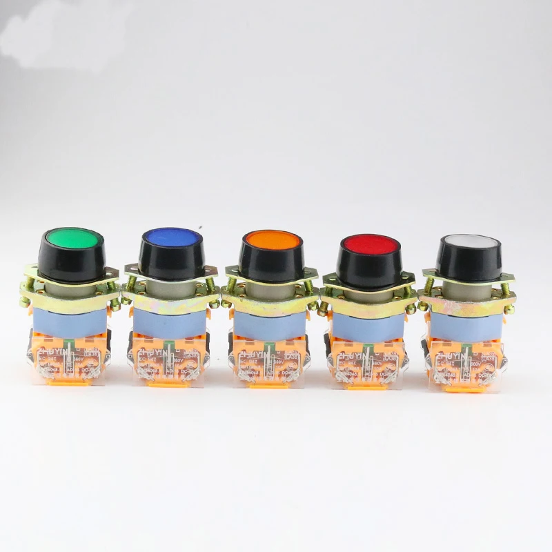 

Momentay Push Button Switch LA39-11BN 22mm 1NO+1NC