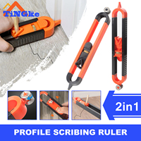 Profile Scribing Ruler Contour Gauge With Lock Adjustable Locking Woodworking Tools Measuring Gauge Profile Measurement Tool