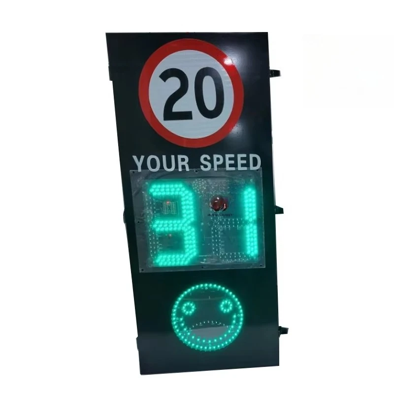 Radar Speed Limit Sign YOUR SPEED Manufacturer Radar Speed Detector For Traffic Vehicle Capture Smile And Cry