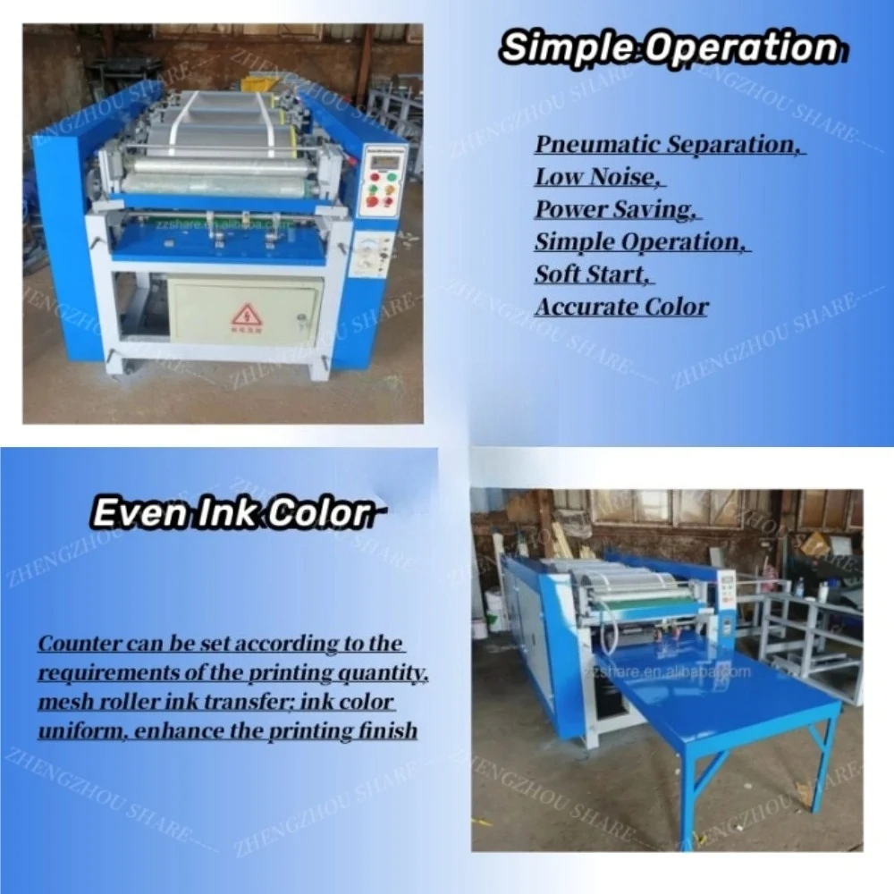 Automation Non Woven Bag Printing Machine For Kraft Paper Bag Printer Machine